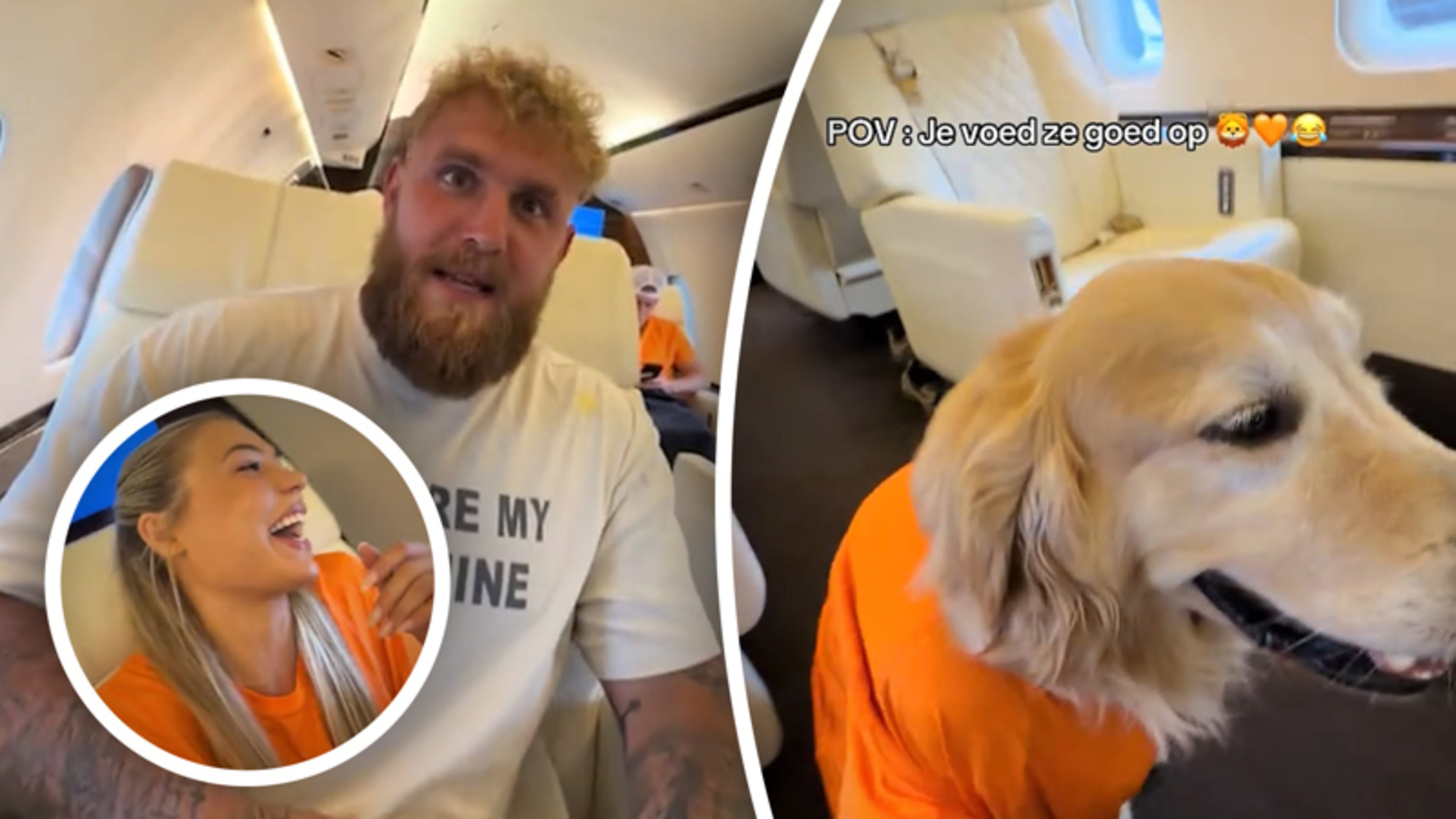 Jutta Leerdam laat haar man en hond het Wilhelmus zingen