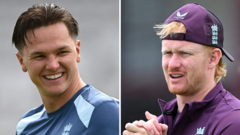 Cox and Baker to make Test debuts in second Test