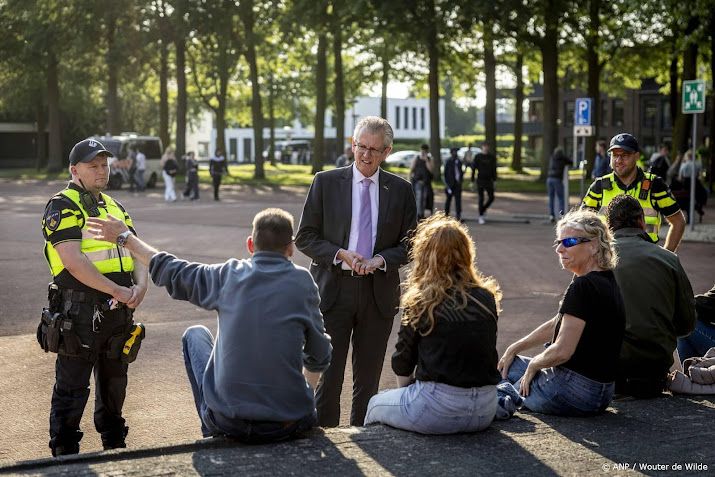 Demonstratie in Vriezenveen rustig verlopen