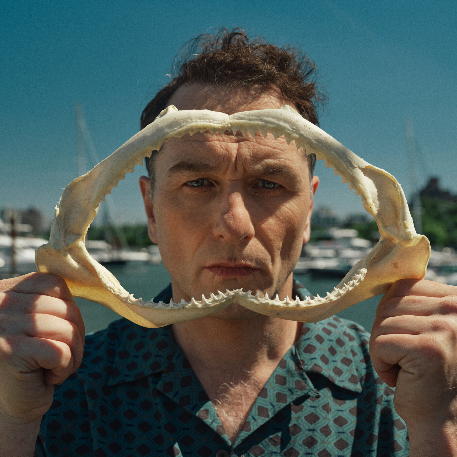 Matthew Rhys, of ‘Widow’s Bay,’ Is on a Boat. Barely.