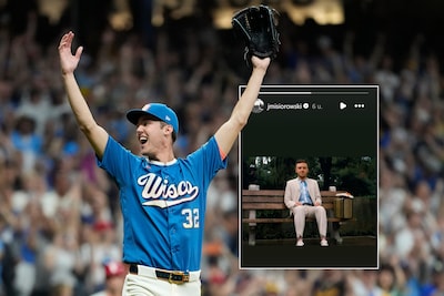De beste ooit? 2.01 meter lange ‘Forrest Gump’ van Milwaukee gooit met 168 km/u honkbalrecords aan gort