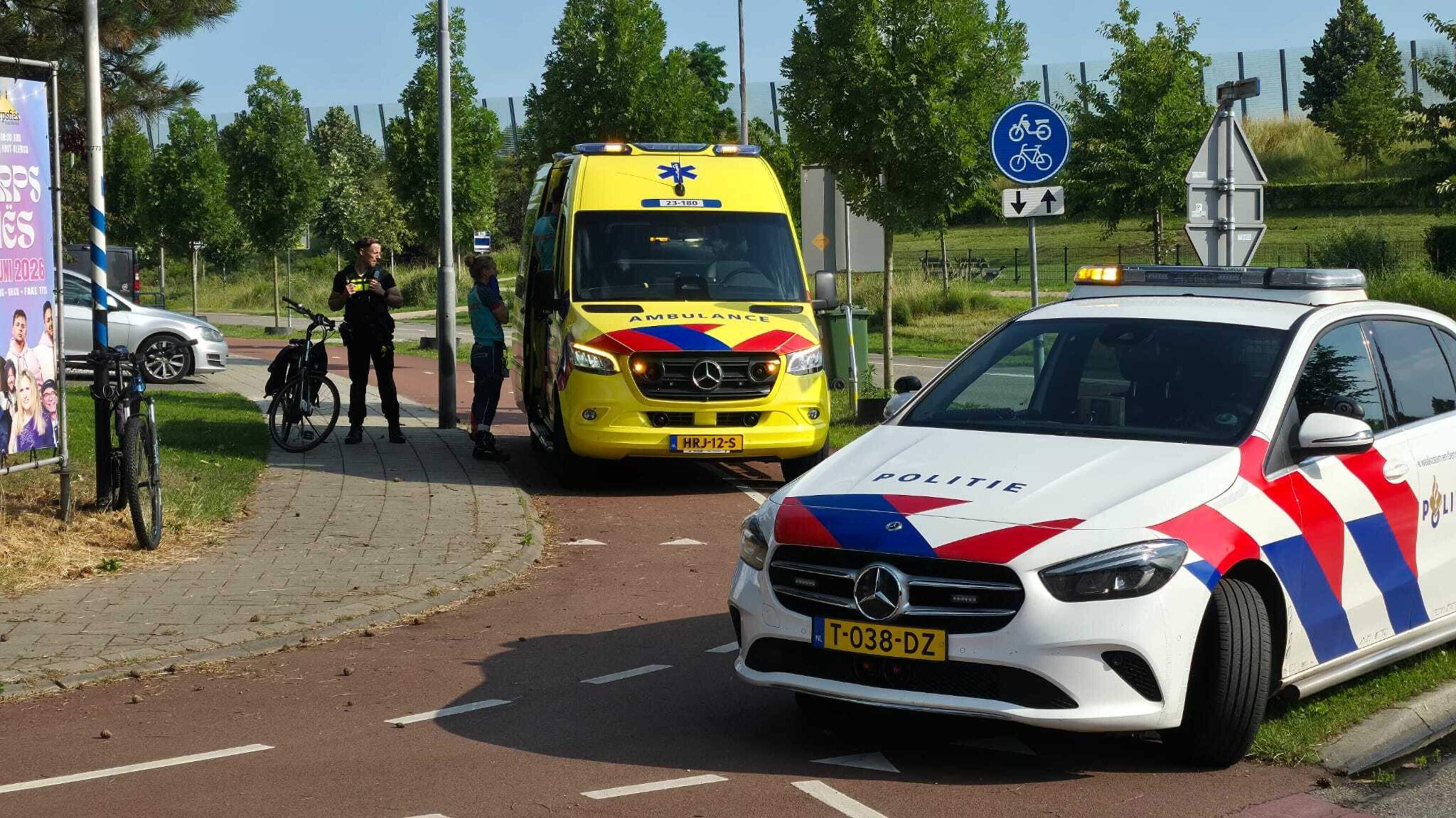 Fietser gewond bij aanrijding in Hout-Blerick