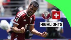Switzerland stunned by late Qatar equaliser