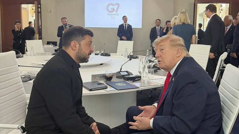 Trump heeft na Iran weer aandacht voor Oekraïne, en spreekt Zelensky op G7-top