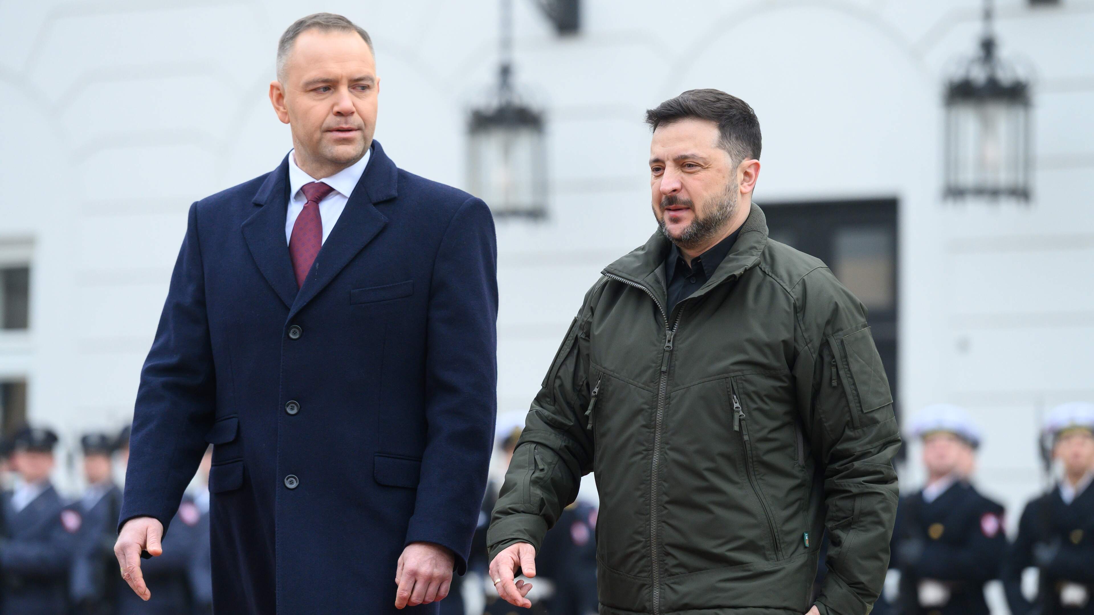 Stafchef Zelensky geeft Poolse medaille terug uit protest