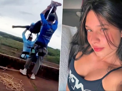 Vrouw (21) stort 40 meter naar beneden bij bungeejumpen: touw was niet vastgemaakt