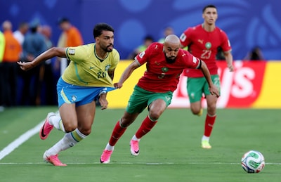 LIVE WK voetbal | Schot van Hakimi voorlangs, Braziliaanse spits Igor Thiago laat kopkans onbenut
