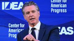 California's Gavin Newsom alleges justice department is investigating his wife and ex-staff at Trump's behest