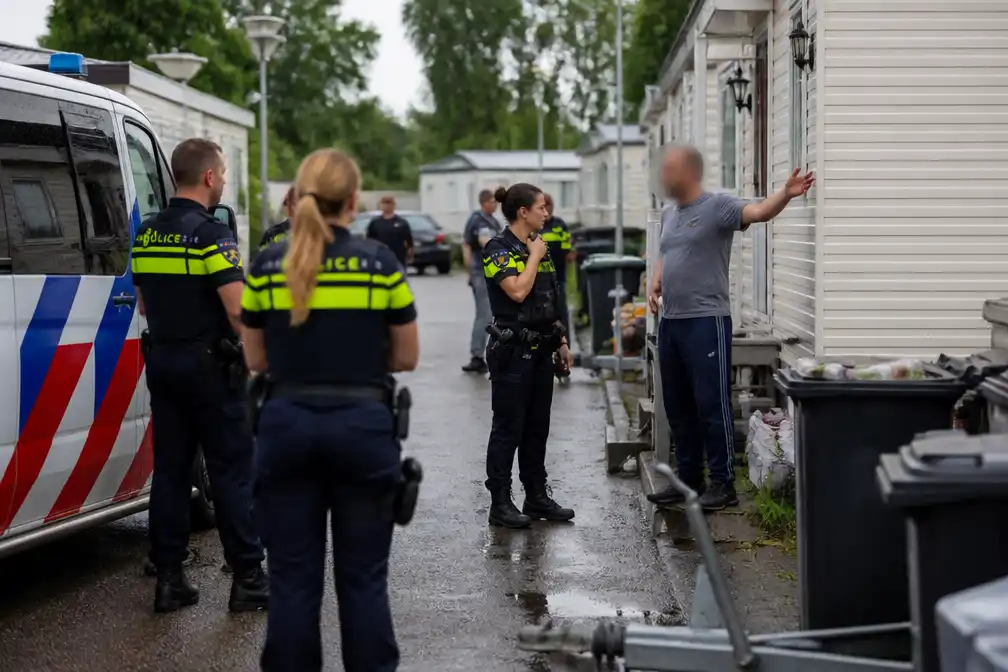 Bewoner schiet met luchtbuks op ratten op woonwagenkamp Utrecht, politie rukt uit