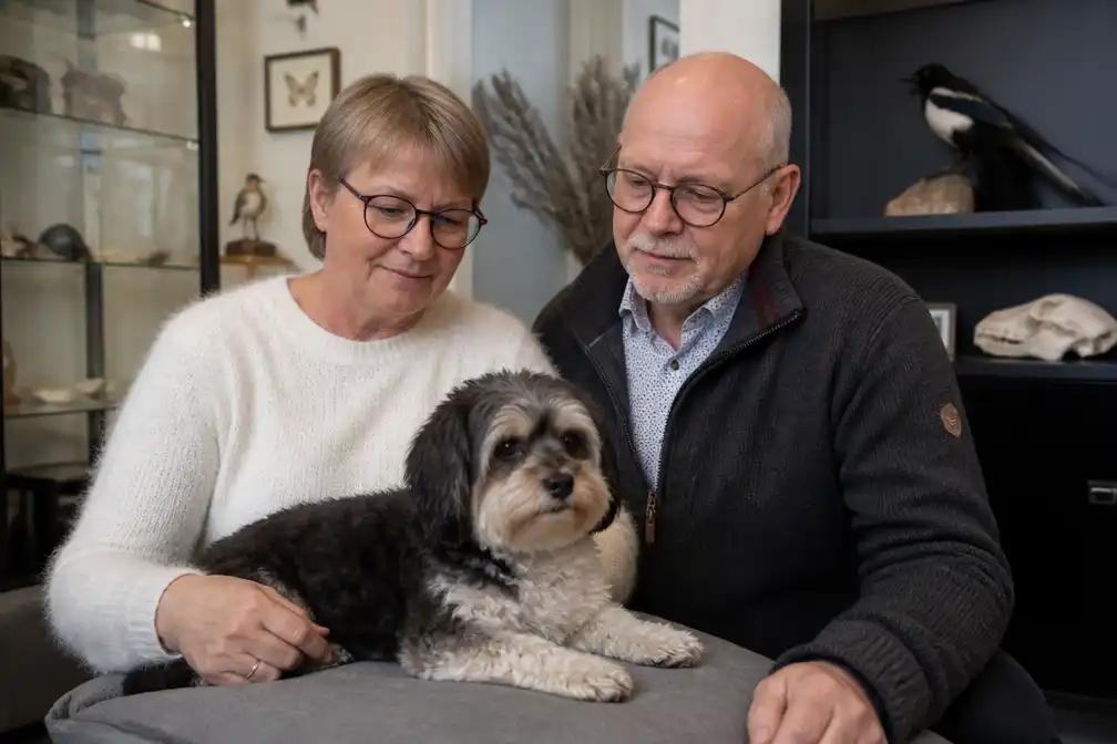 Stel laat hond Balou opzetten: 'Alsof hij weer is verrezen'