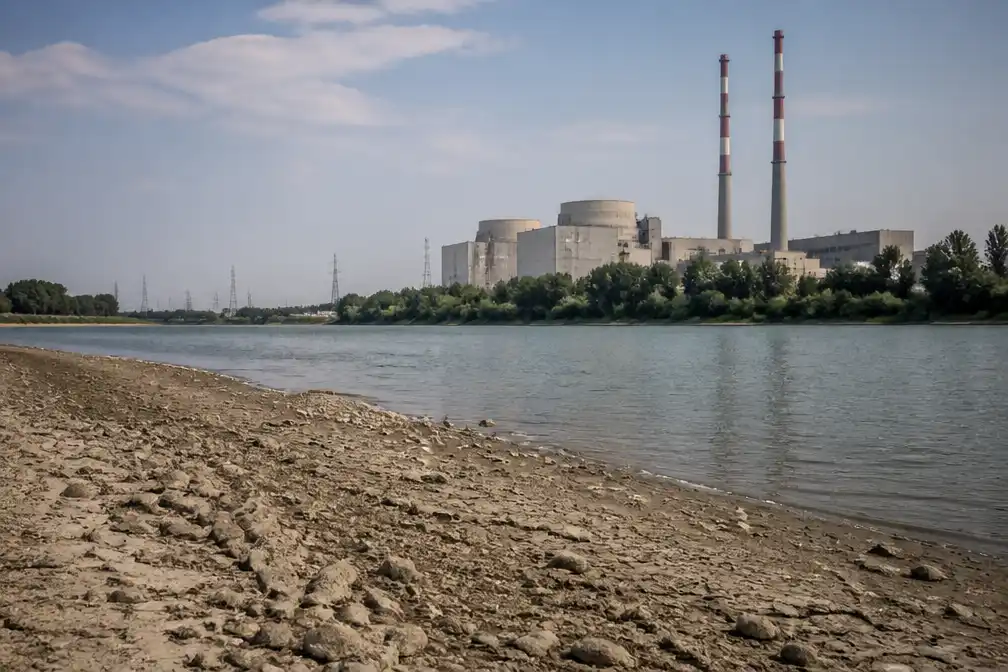 Hongarije legt kerncentrale stil voor het eerst in 44 jaar door lage Donau
