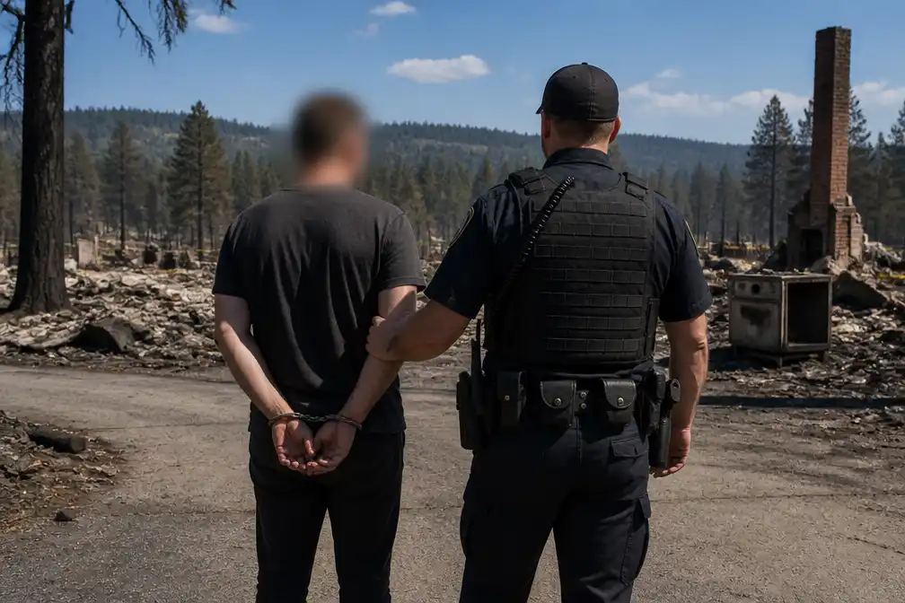 Man aangehouden op verdenking van brandstichting bij natuurbrand Spokane