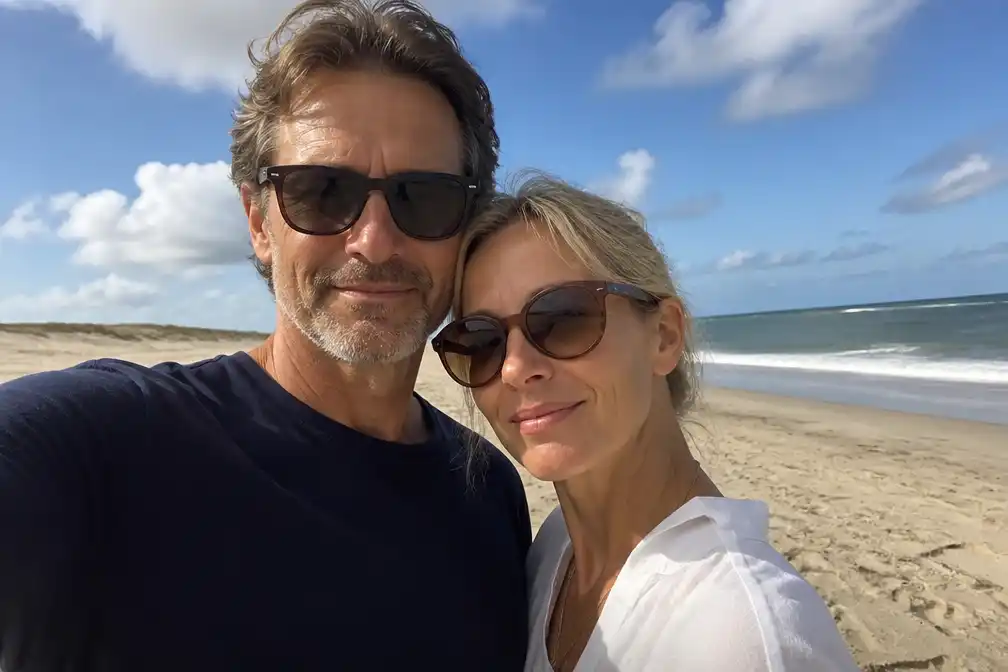 Wendy van Dijk geniet van eerste vakantie zonder kinderen met Erland Galjaard