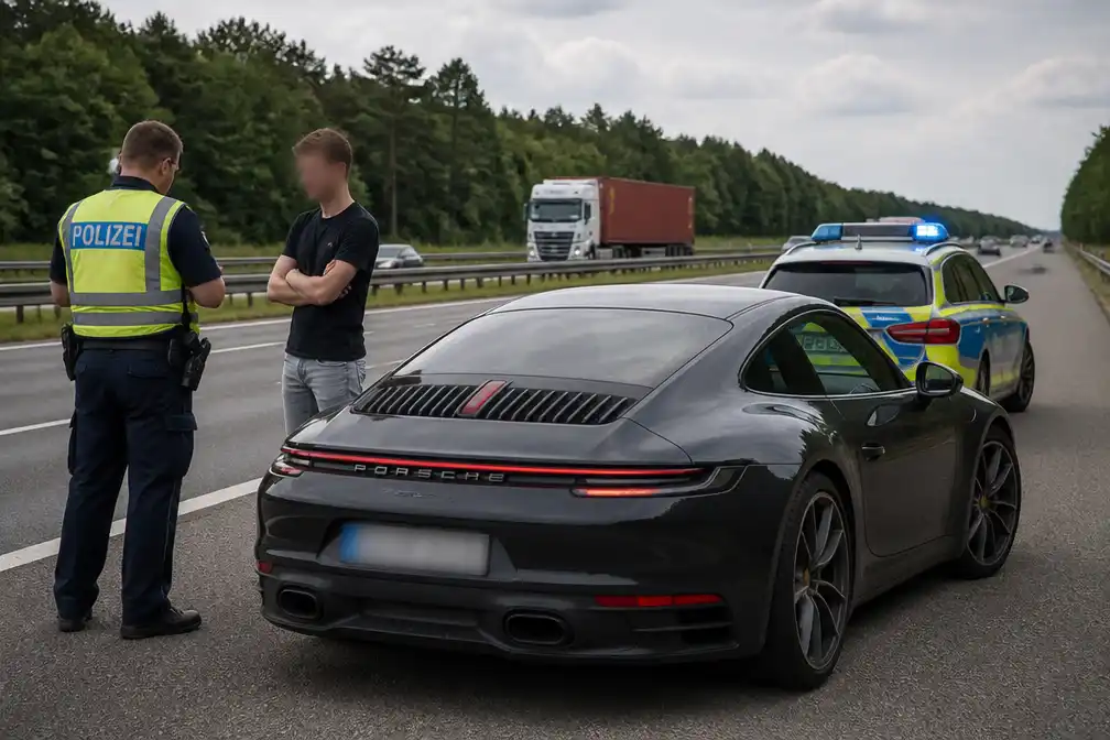 Duitse politie houdt Nederlandse wegpiraat (23) op A3 aan na 235 km/u