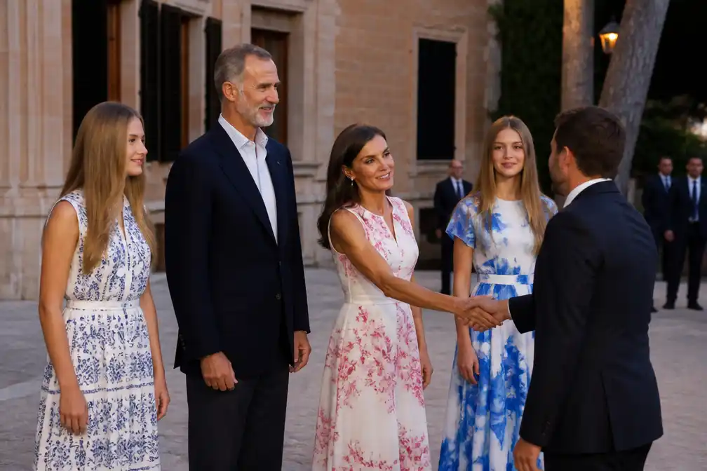 Spaans koningshuis sluit seizoen af met receptie in Marivent-paleis op Mallorca