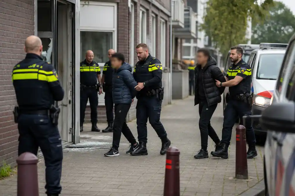 Twee jongeren aangehouden na tweede explosie bij crèche aan Bos en Lommerweg