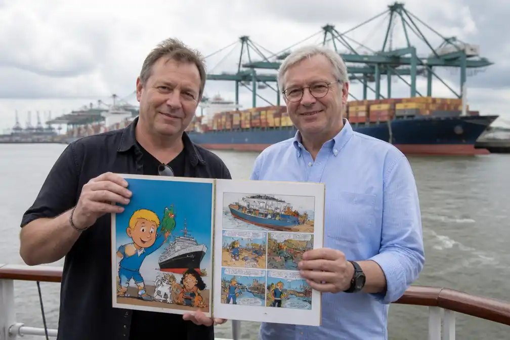 Havenmedewerker bedenkt nieuw Jommeke-album 'De Scheldehelden'