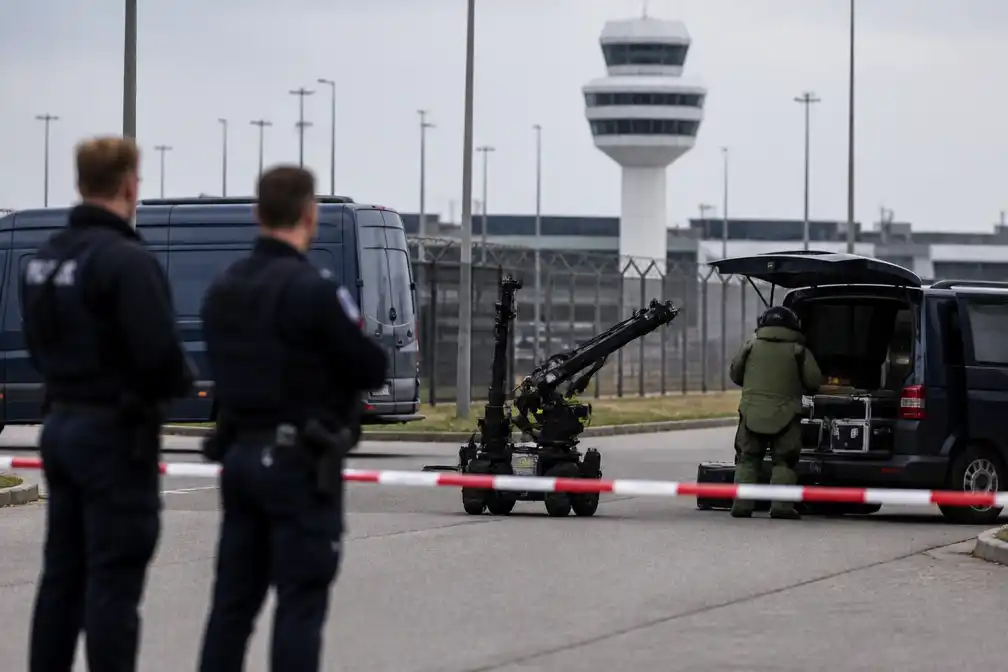 Duitse politie bevestigt explosief aan drone op luchthaven Leipzig