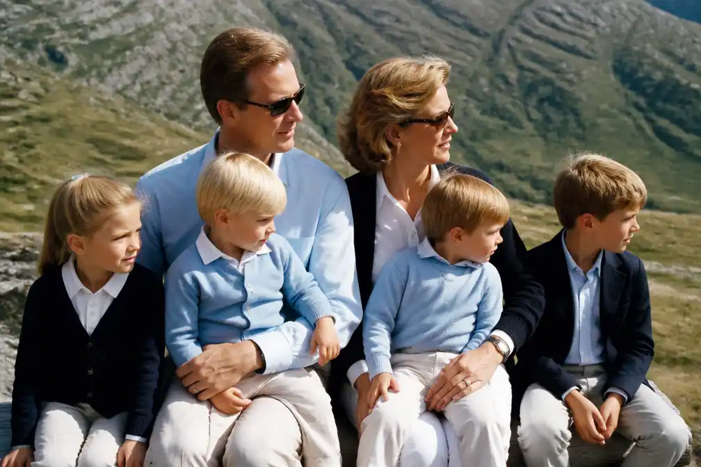 Groothertogin Maria Teresa deelt nieuwe reeks oude vakantiefoto's van familie