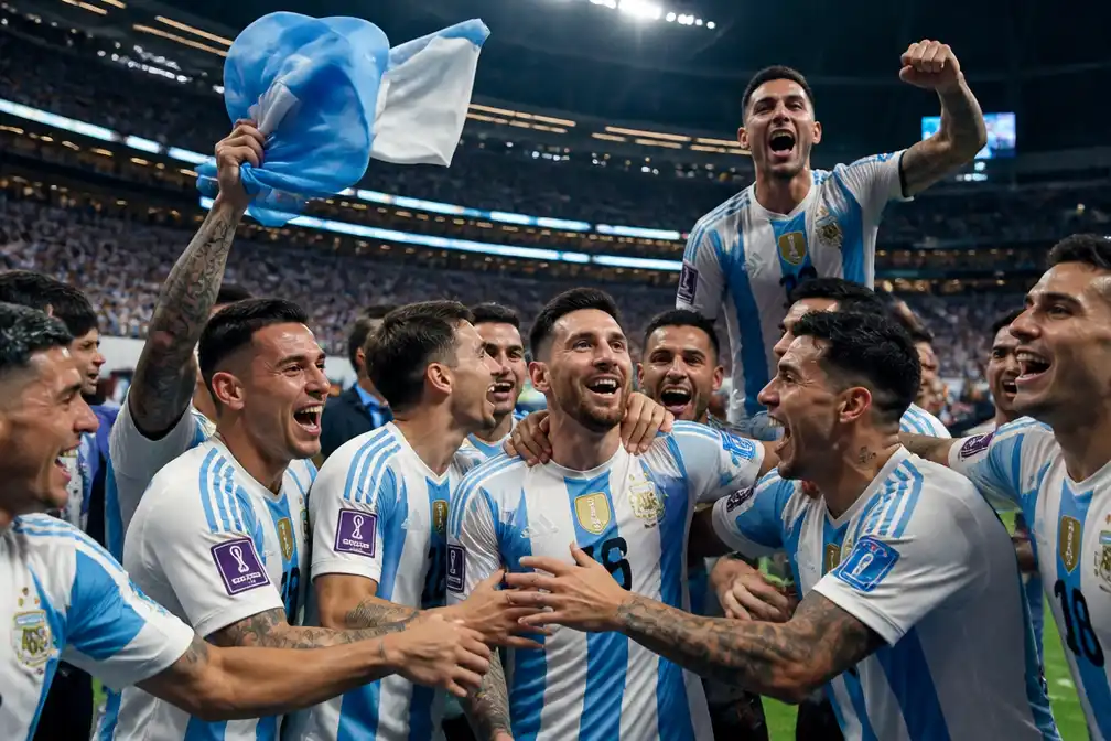 Argentinië viert WK-zege op Engeland met Nationale VoetbalTeamdag