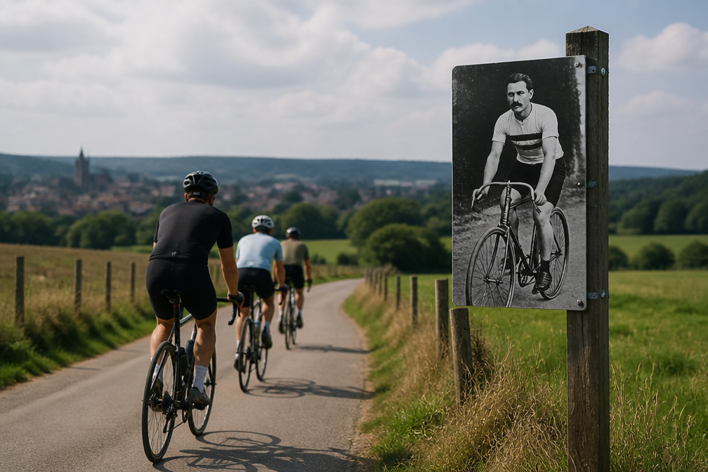 Nieuwe fietsroute eert vergeten wielerpionier Marcel Kerff, 112 jaar na executie
