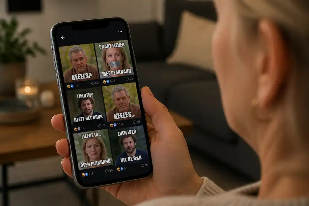 B&B vol liefde levert stroom memes op over Fred, Caroline en Timothy