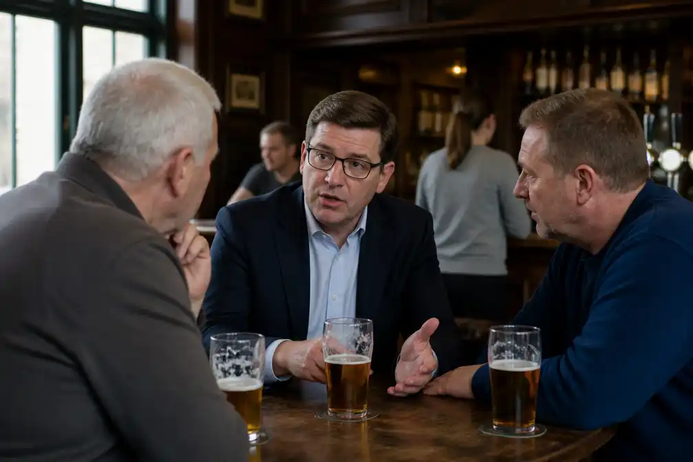 Premier Andy Burnham wil Britse pubcultuur voor ondergang behoeden