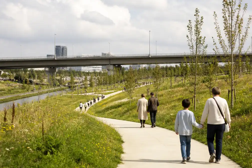 Eerste en grootste Ringpark op Linkeroever Antwerpen officieel geopend