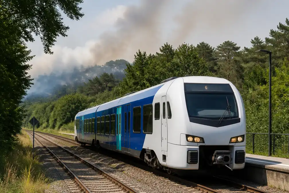 Treinen rijden weer tussen Boxmeer en Venray na natuurbrand