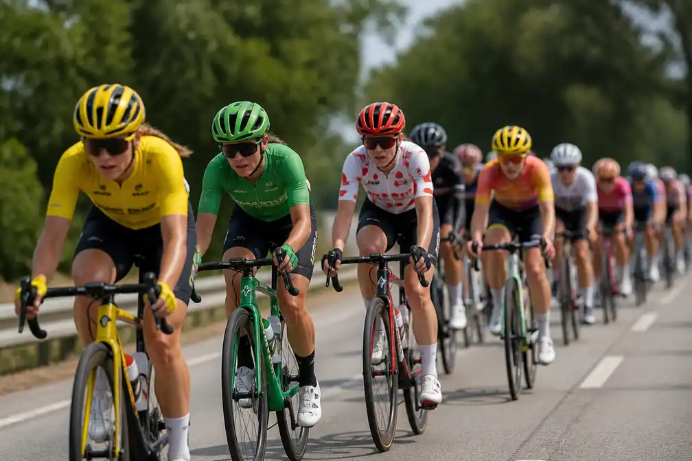 Nederlandse rensters domineren Tour de France Femmes, maar missen witte trui