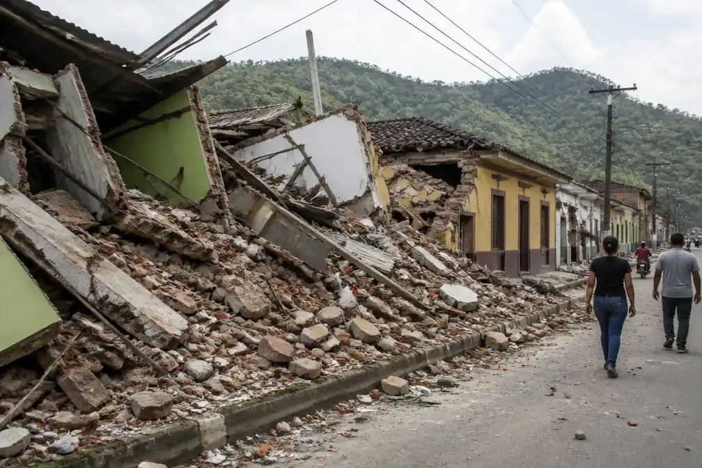 Aardbeving magnitude 7,4 treft westelijk Colombia met schade en gewonden
