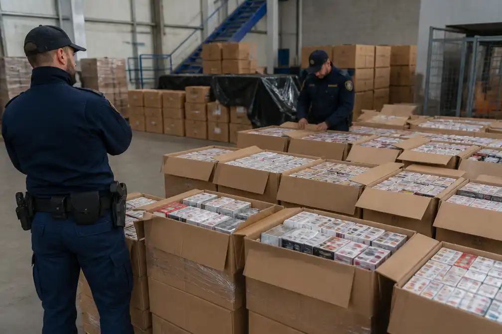 Inbrekers plannen Netflix-achtige diefstal van in beslag genomen sigaretten bij politie