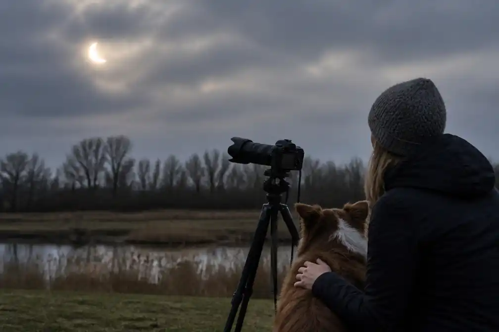 Zonsverduistering boven Nederland: experts onderzoeken reactie dieren