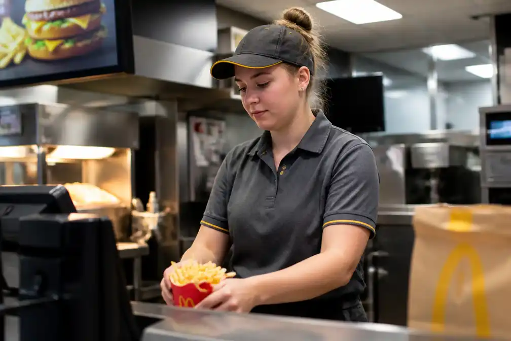 Bronzen judoka Summer Shaw werkt week na medaille weer bij McDonald’s