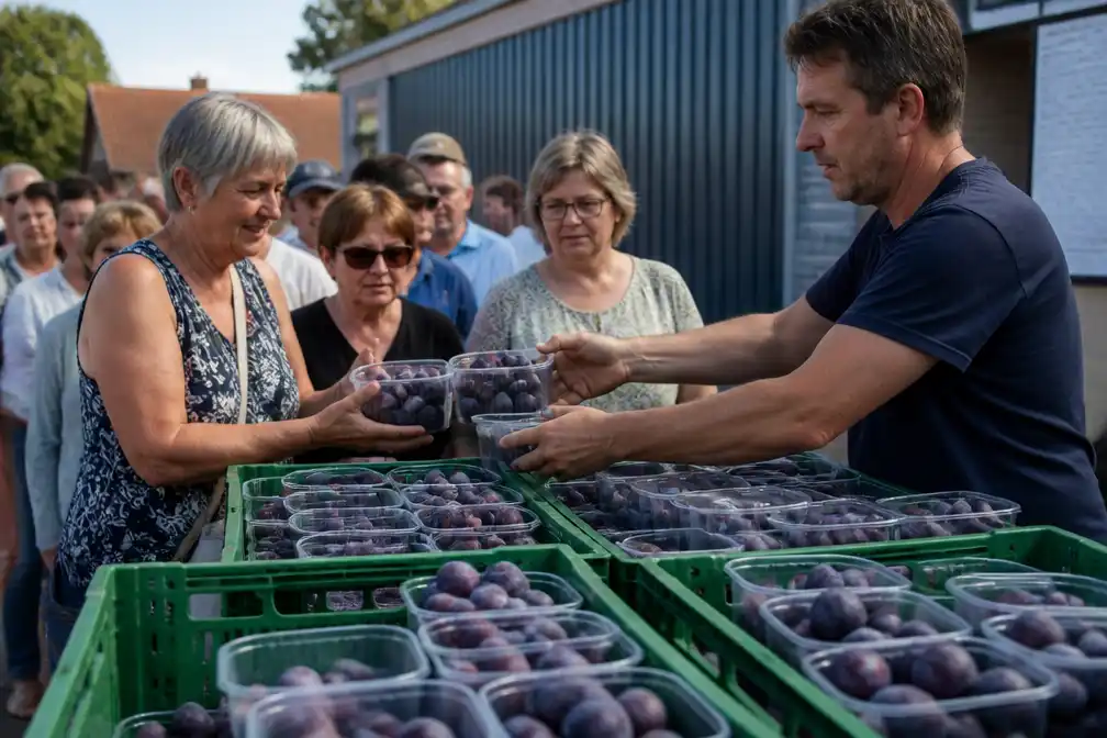 Limburgse pruimentelers verkopen pruimen met een foutje na afkeuring door supermarkten