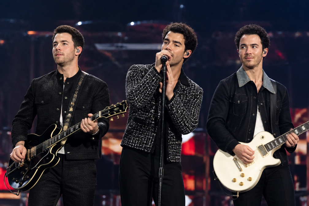 Jonas Brothers treden op tijdens rust van eerste NFL-wedstrijd in Australië