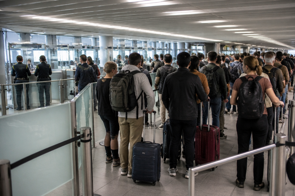 Schiphol: wachttijden niet-EU-passagiers te lang na nieuw grenscontrolesysteem