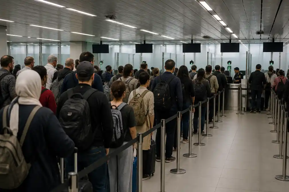 Schiphol: wachttijden niet-EU-passagiers te lang na nieuw grenscontrolesysteem