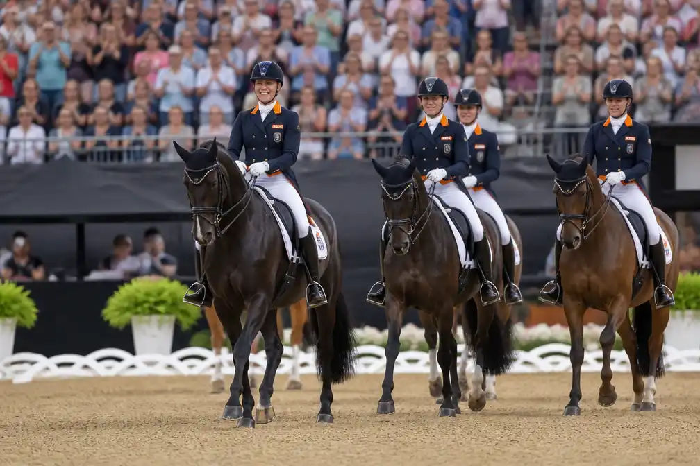 België en Nederland plaatsen zich op WK dressuur voor Spelen van 2028