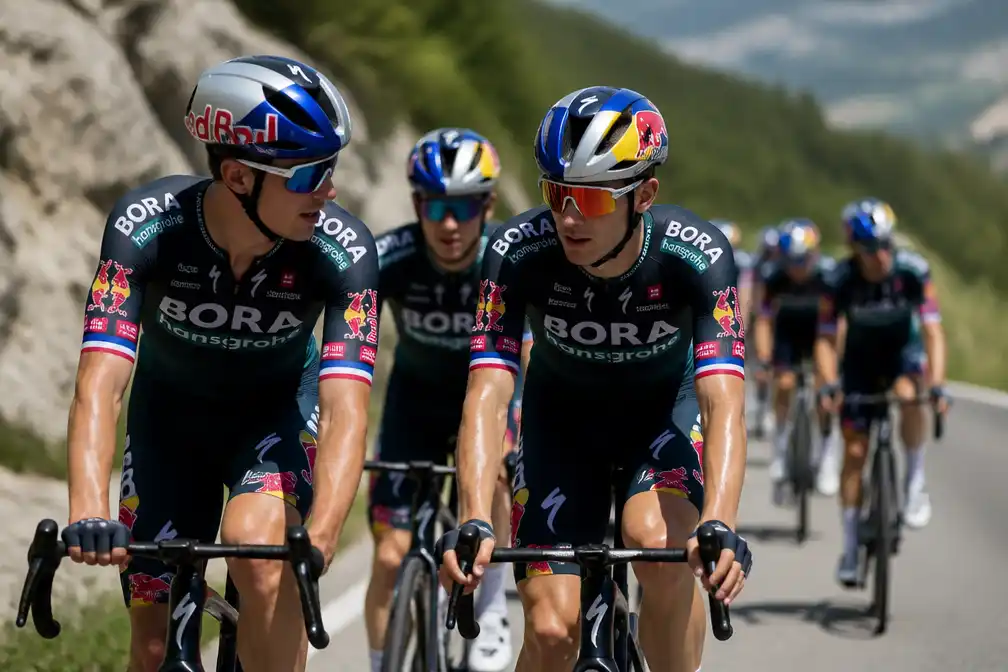 Red Bull-BORA-hansgrohe strikt Duits klimtalent Georg Steinhauser