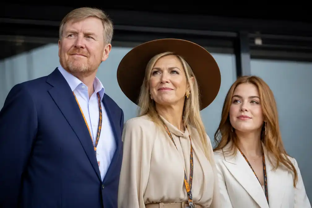 Koningspaar en prinses Alexia aanwezig bij Formule 1 in Zandvoort