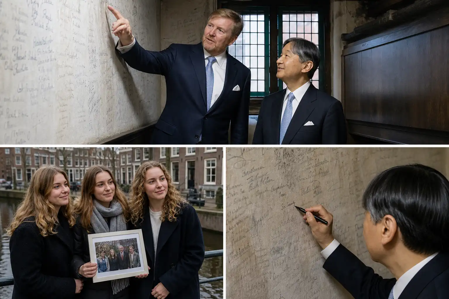 Koning toont Japanse keizer Leids 'zweetkamertje'