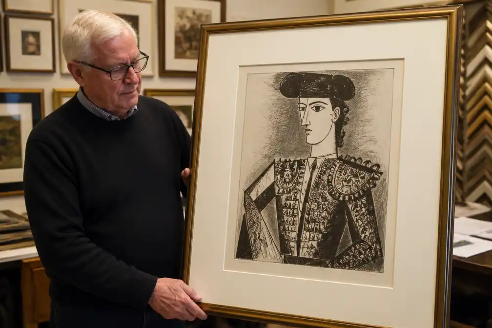 In 2018 gestolen Picasso-prent teruggevonden in verlaten appartement