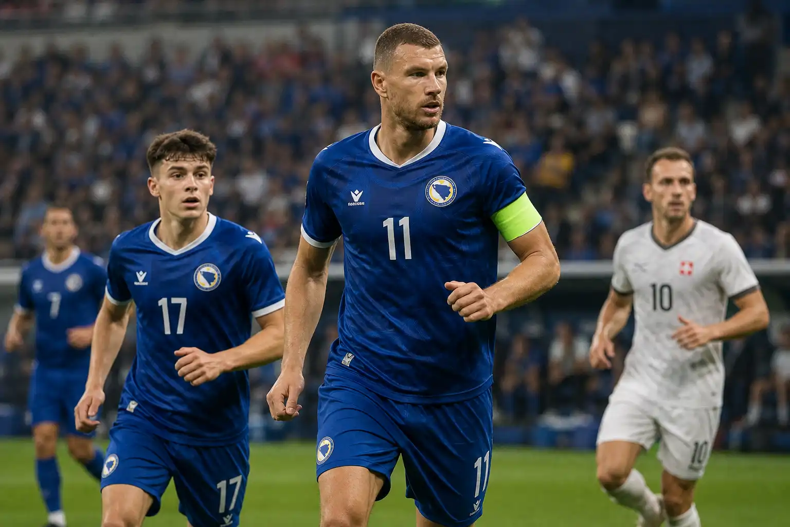 Bosnië start met Dzeko tegen Zwitserland, Bajraktarević op bank