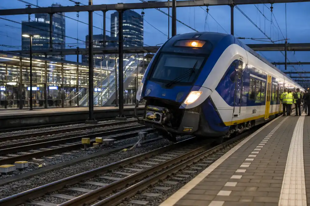 Treinverkeer verstoord na aanrijding bij station Amsterdam Rai