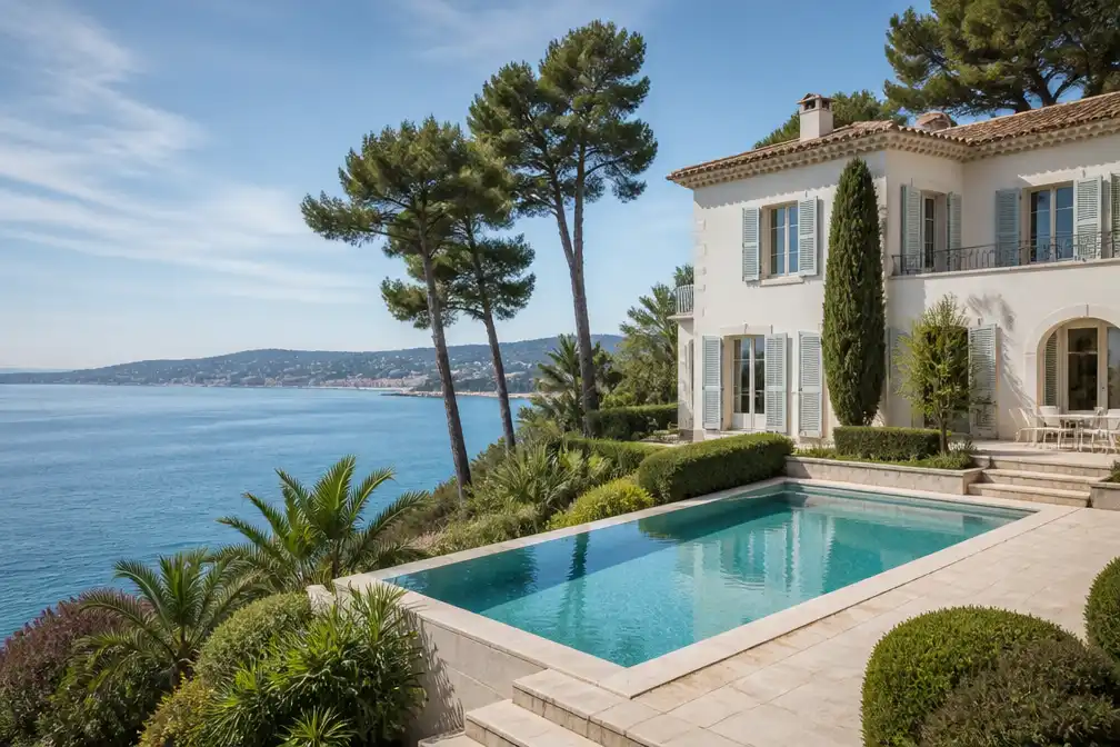Villa's van Dior, Cardin en Lagerfeld aan Rivièra in beeld