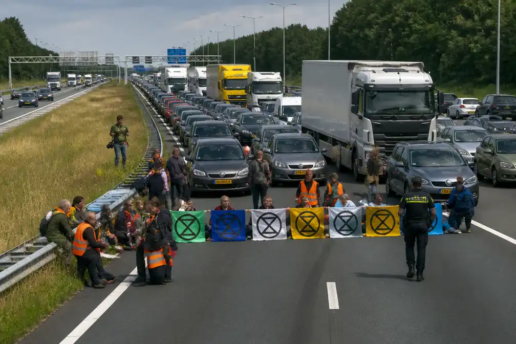 Columniste De Jong hekelt snelwegprotesten na incident vrijdag en XR-actie