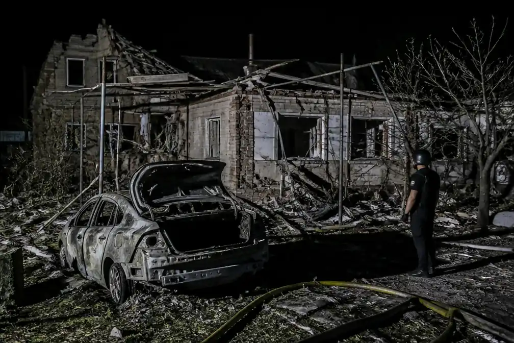 Tien doden bij Russische nachtaanval op regio Kharkiv