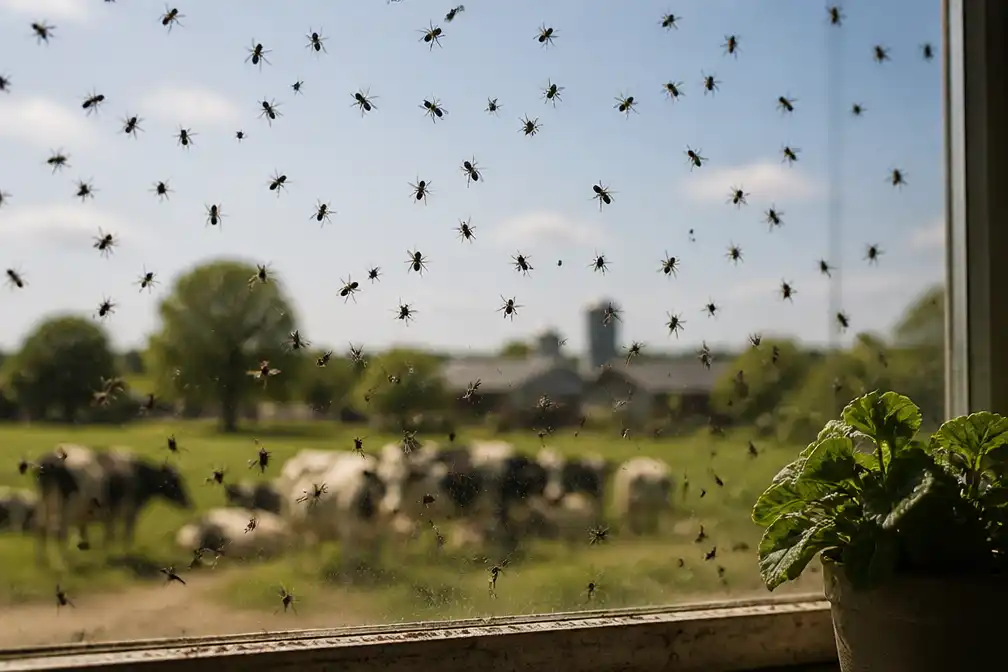 Hittegolf leidt tot landelijke vliegenplaag; milieuagentschap wil vliegennorm