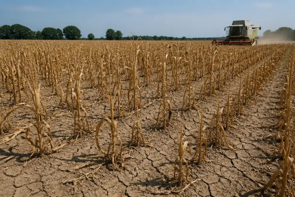 Duitse boerenorganisatie: graanoogst 7 procent lager door droogte
